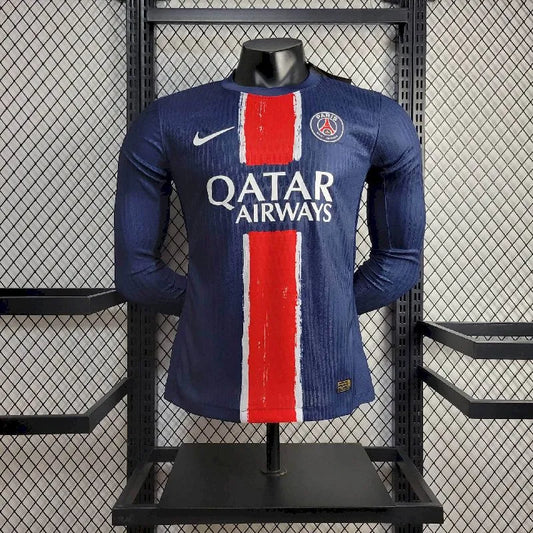 Paris Saint-Germain 2024/25 Home Long Sleeves Jersey C Player Version