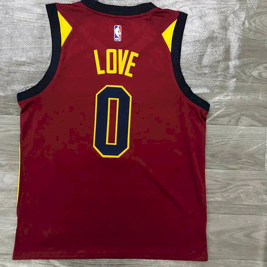 Men’s Kevin Love Maroon Swingman Player Version Jersey – Icon Edition