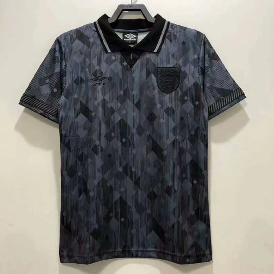 Camisa retrô Blackout da Inglaterra de 1990