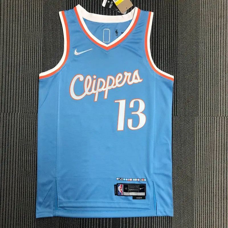 Camisa Paul George Azul Masculina do Time – Edição City do 75º Aniversário