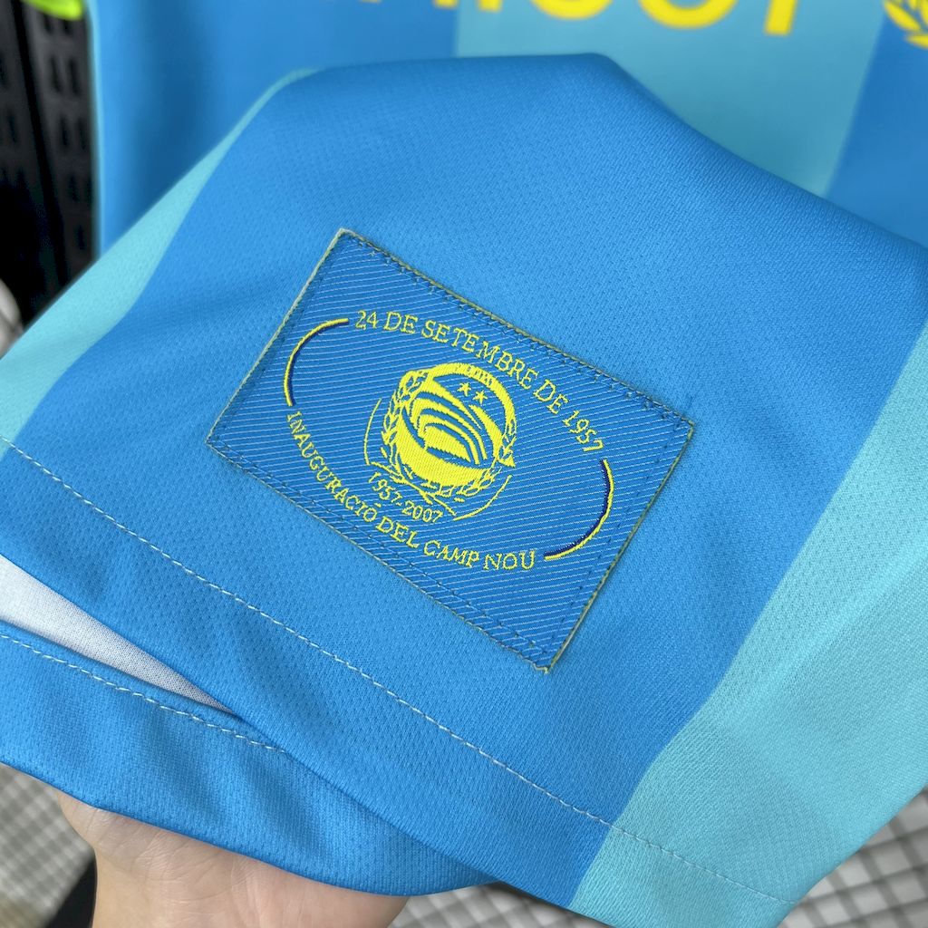 Camisa retrô alternativa do Barcelona 2007/08