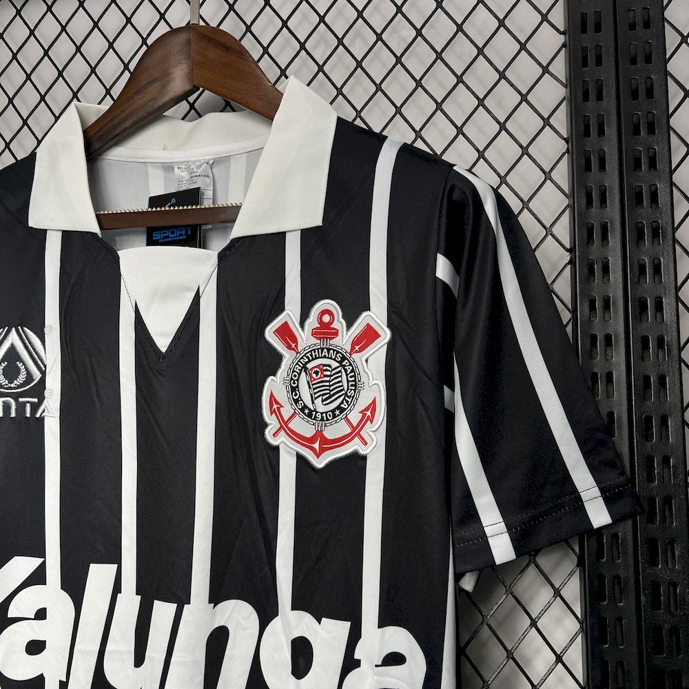 Camisa reserva do Corinthians 1990 retrô