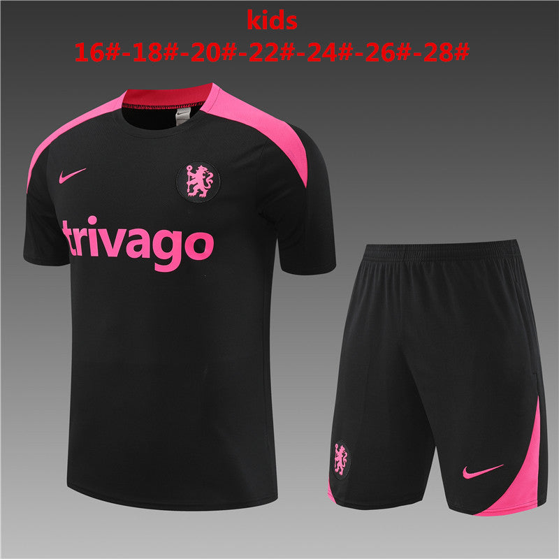 Camisa e short infantil Chelsea 2024/25 14001