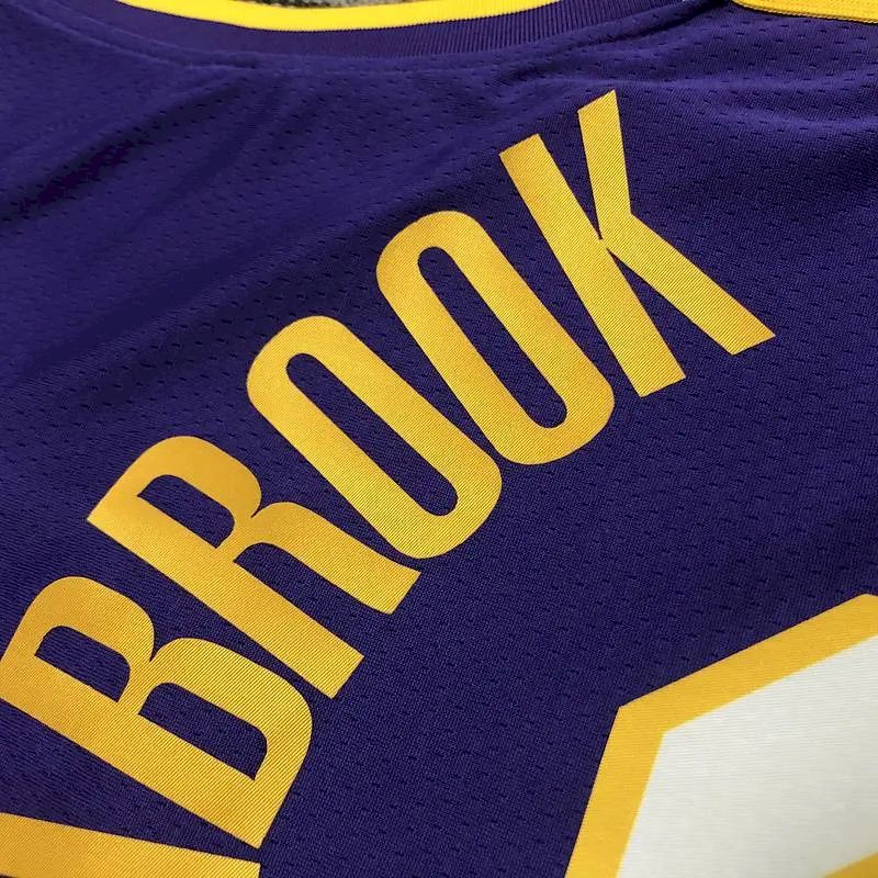 Russell Westbrook Men’s Purple Swingman Team Jersey – Retro Classic Edition