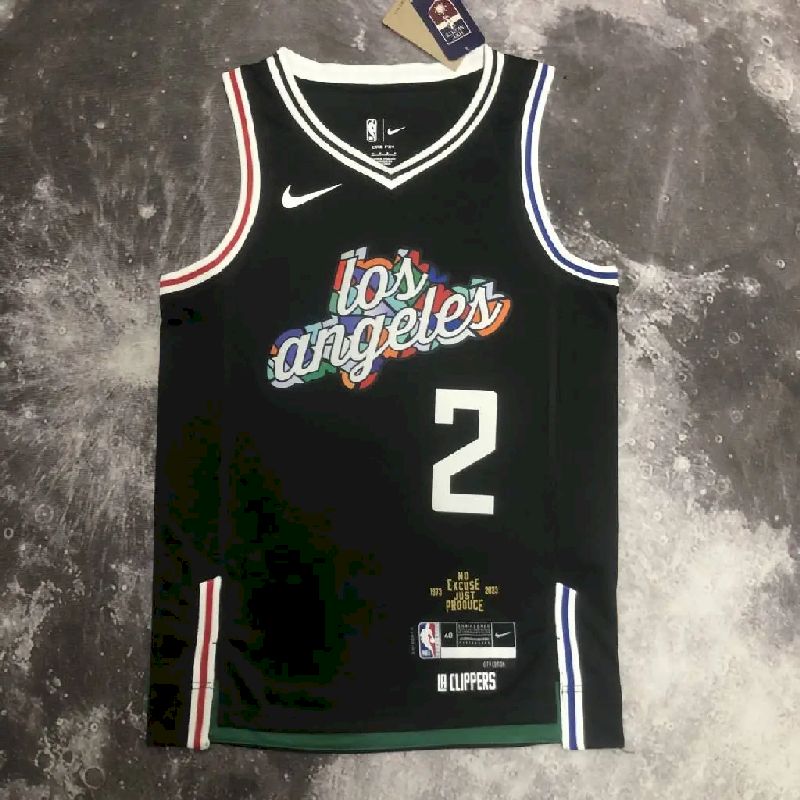 Camisa preta masculina Kawhi Leonard Team – Edição City