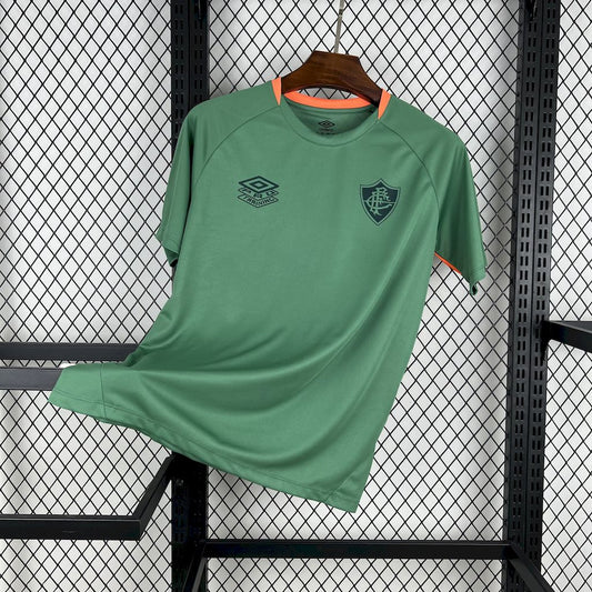 Camisa Verde Pré-Jogo do Fluminense 2025/26