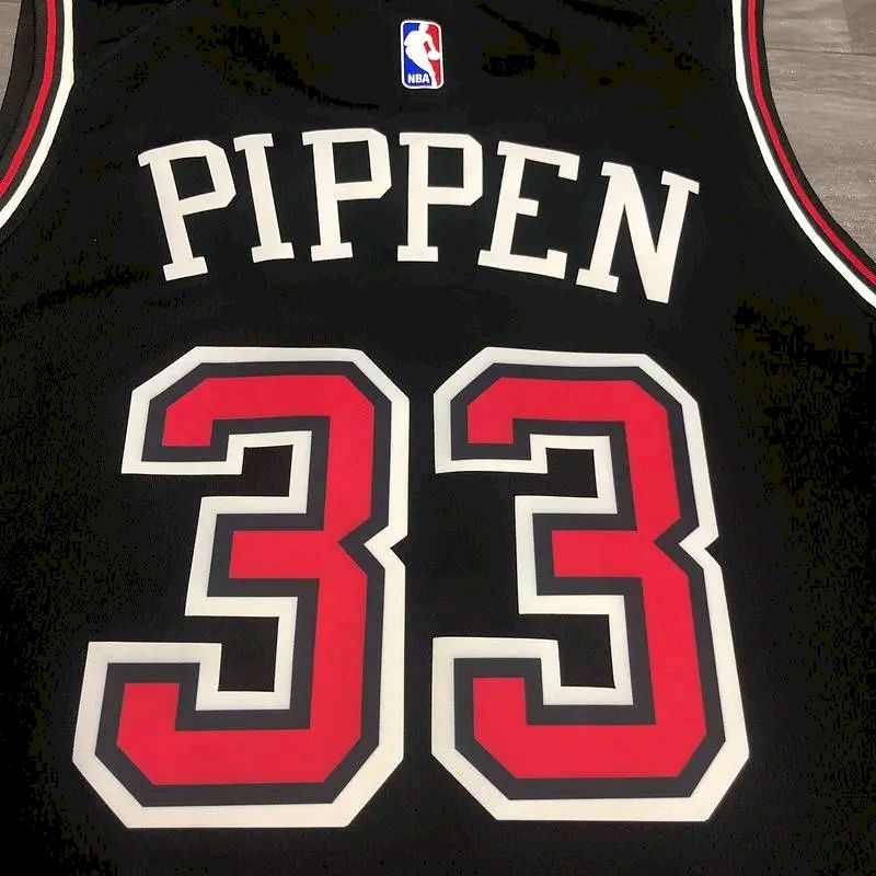 Camisa Scottie Pippen Masculina Preta Versão Jogador – Edição Clássica