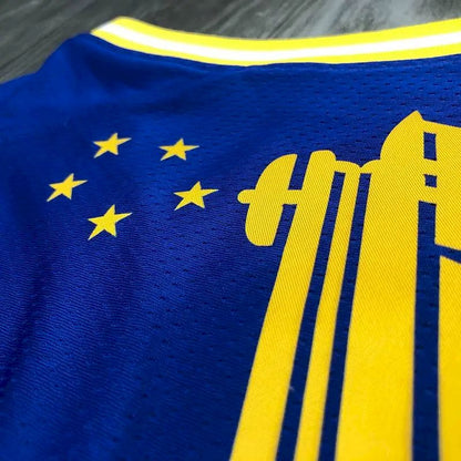 Stephen Curry Men’s Blue Player Version Jersey – Classic Edition