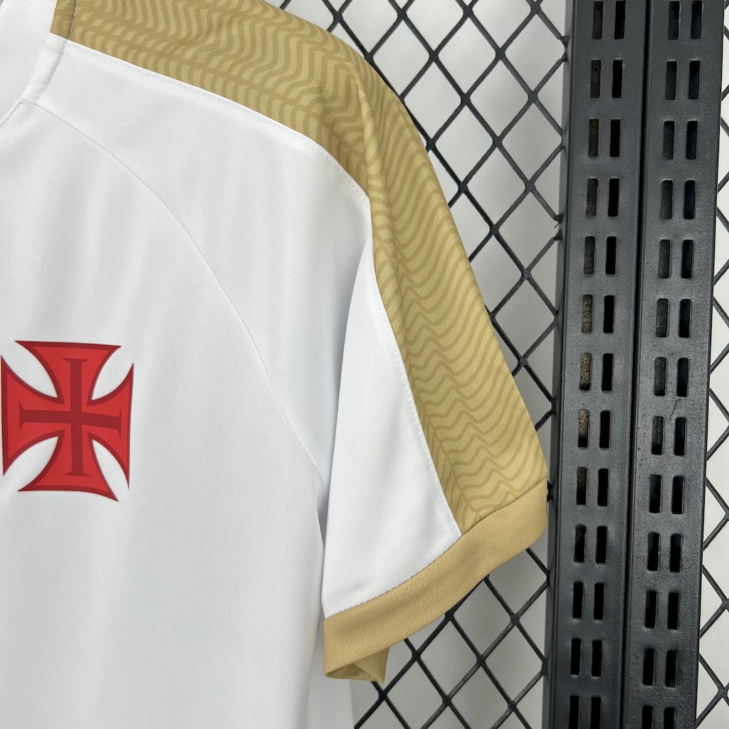 Vasco da Gama 2025/26 Supporter White Gold Jersey