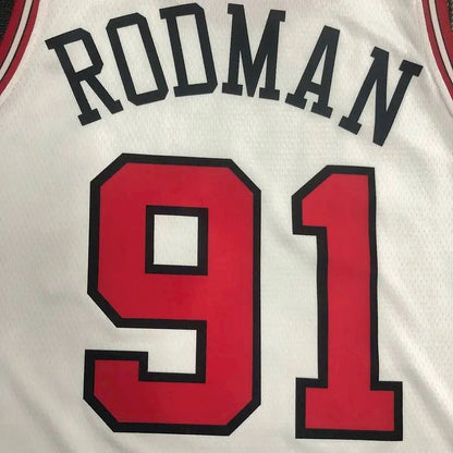 Camisa Swingman Masculina Branca Dennis Rodman – Edição Associação