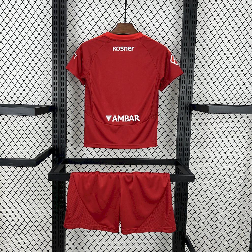 Kit reserva infantil do Real Zaragoza 2024/25