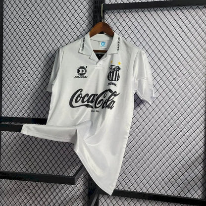 Camisa retrô titular do Santos 1993/94