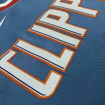 Camisa masculina Kawhi Leonard Swingman azul – Edição City