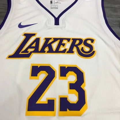 Camisa LeBron James Masculina Branca Versão Jogador – Edição Clássica Retrô