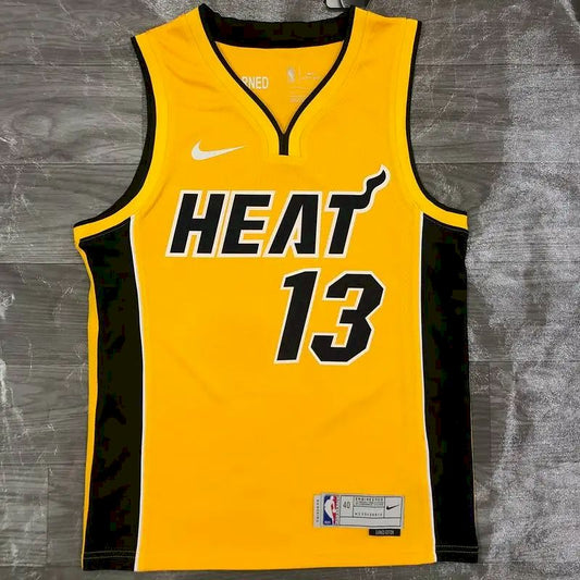Camisa Masculina Bam Adebayo Gold 2020-21 Swingman Versão Jogador – Edição Ganha