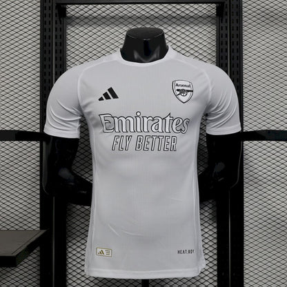 Men's Arsenal 2024/25 White Jersey Player Version