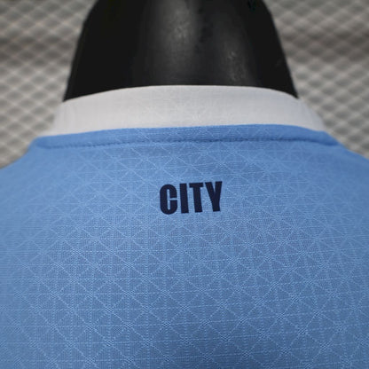 Men's Manchester City 2025/26 Home Jersey Player Version