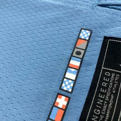 Camisa azul masculina do time Kawhi Leonard – Edição City do 75º aniversário