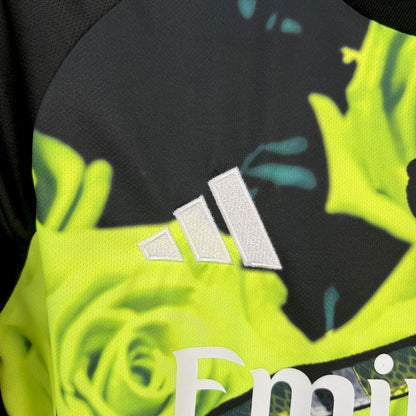 Real Madrid 2025/26 Green Rose Bamboo Leaf Green Jersey