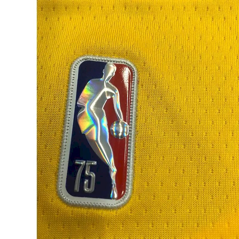 Camisa amarela masculina Anthony Davis – Edição de 75º aniversário
