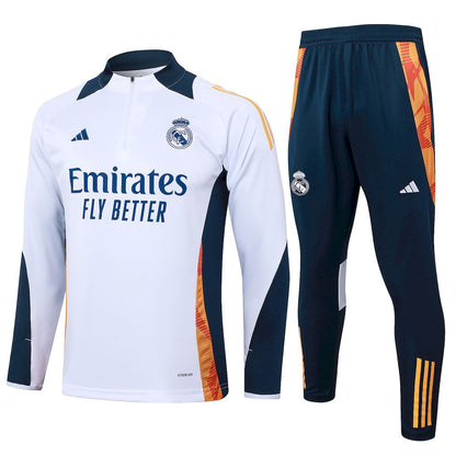 Suéter e calça adulto com zíper médio Real Madrid 2024/25 815