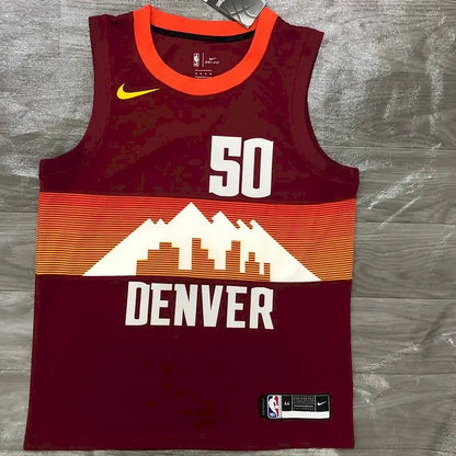 Camisa Aaron Gordon Vermelha Masculina 2020-21 Swingman Versão Jogador – Edição City