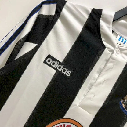 Camisa retrô de mangas compridas do Newcastle United 1995/97 Home