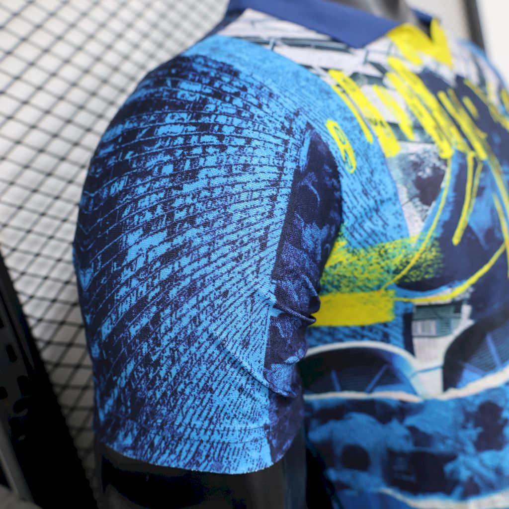 Men's Manchester City 2025/26 Blue Jersey Player Version