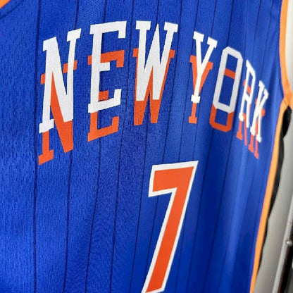 Camisa Carmelo Anthony Azul Masculina 2024 – Edição City