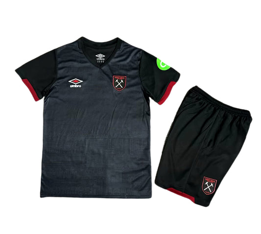 Kit reserva infantil do West Ham United 2024/25