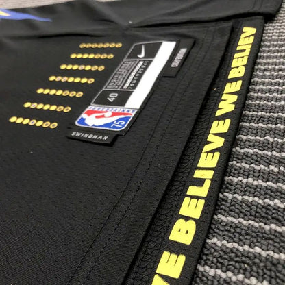 Men’s Klay Thompson Black Team Jersey – 75th Anniversary City Edition