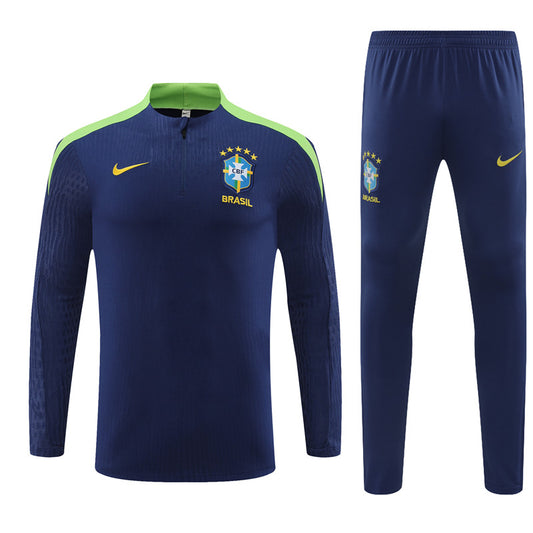 Brazil 2024/25 Half-Zip Adult Sweater+Pant 14001