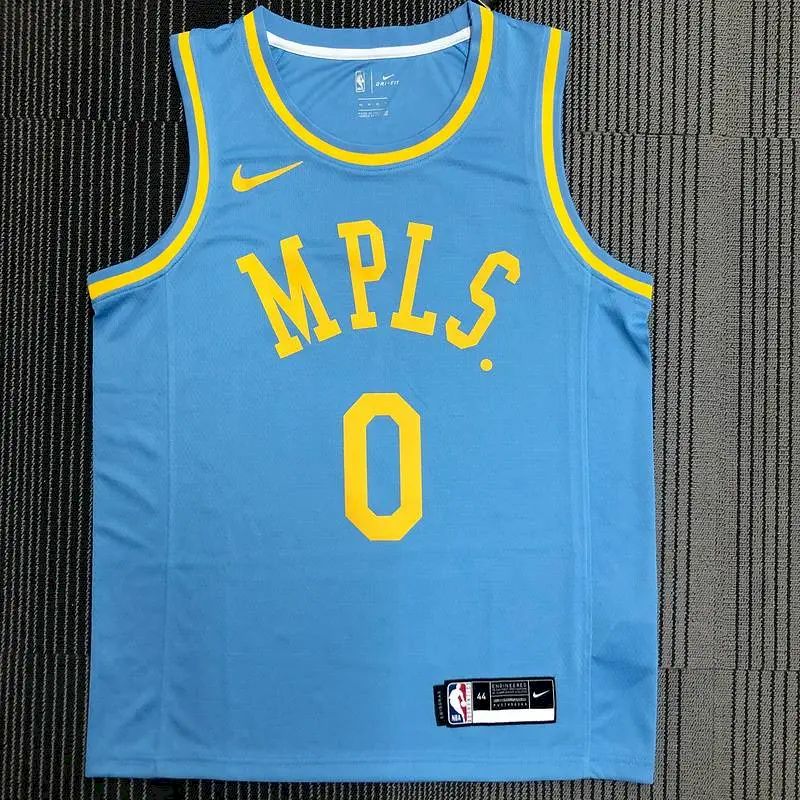 Camisa masculina Kyle Kuzma Swingman azul – MPLS Classical Edition