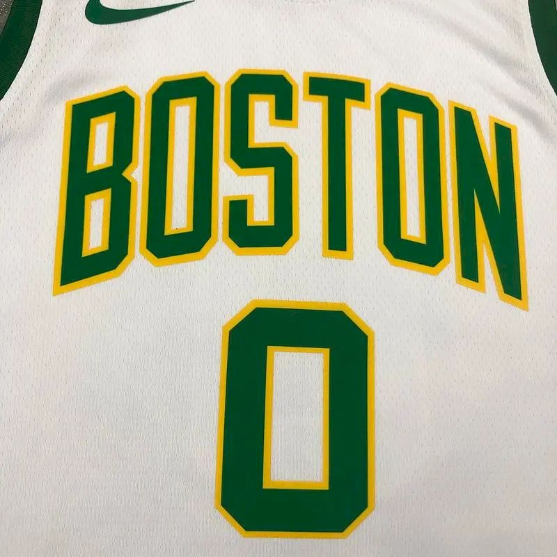Camisa Jayson Tatum Branca Masculina Versão Jogador – Edição Cidade