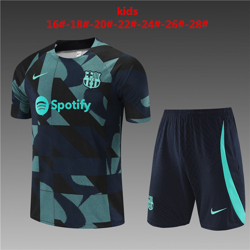 Camisa e short infantil Barcelona 2023/24 14001