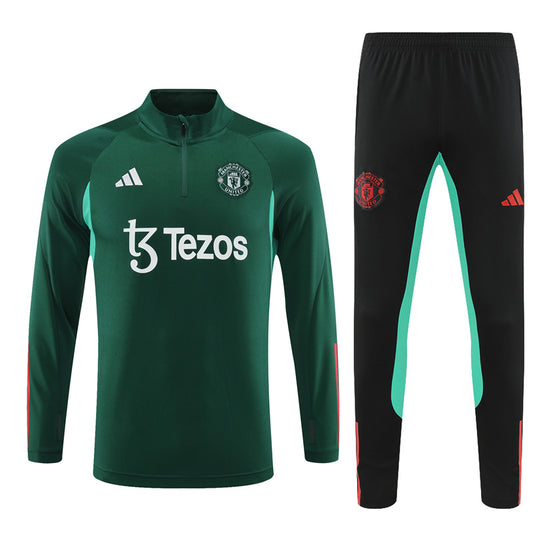 Suéter e calça adulto Manchester United 2023/24 com zíper 14001