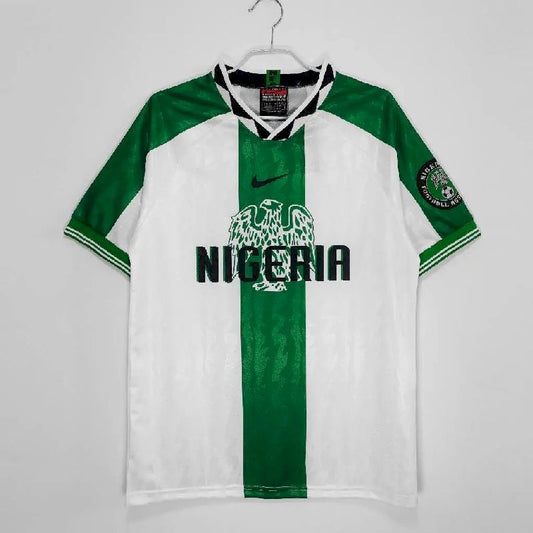 Camisa retrô reserva da Nigéria 1996/98