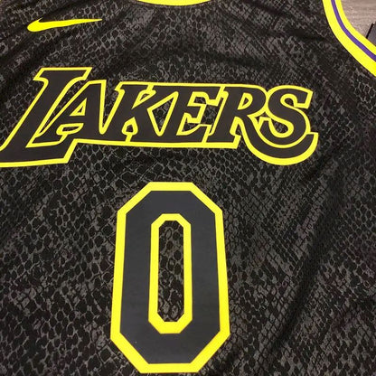Camisa masculina Nick Young Black Mamba versão jogador