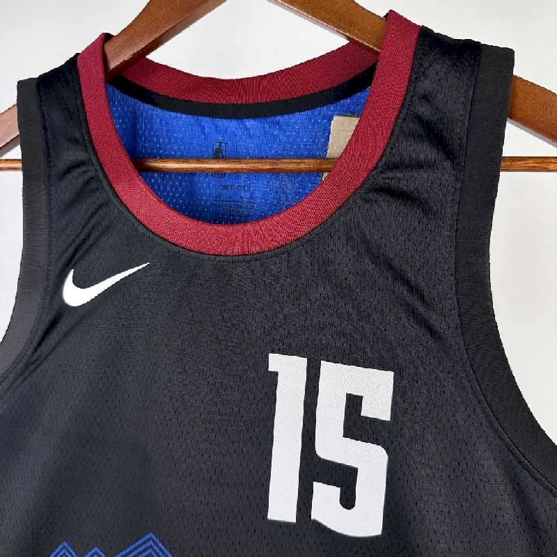 Denver Nuggets 2024/25 City Edition Cor Preta JOKIC#15