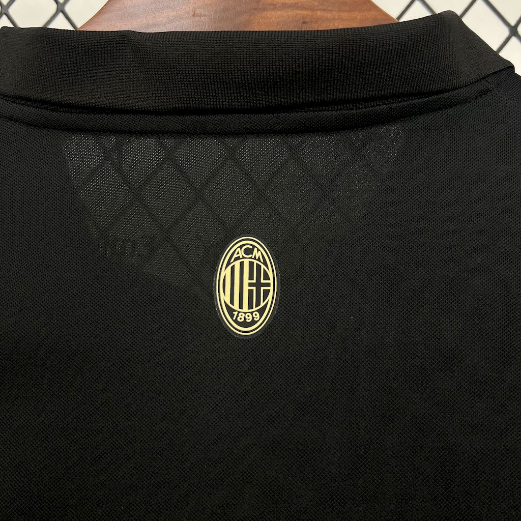 AC Milan 2024/25 125th Black goalkeeper Retro Jersey