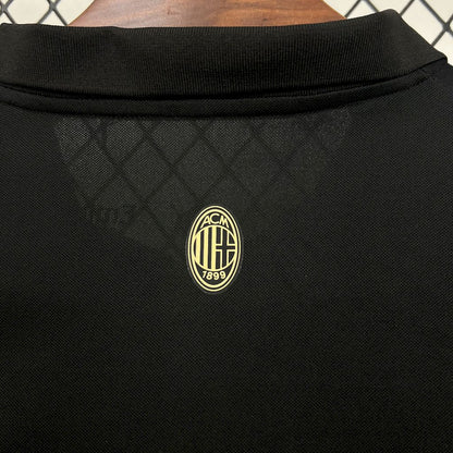 AC Milan 2024/25 125th Black goalkeeper Retro Jersey