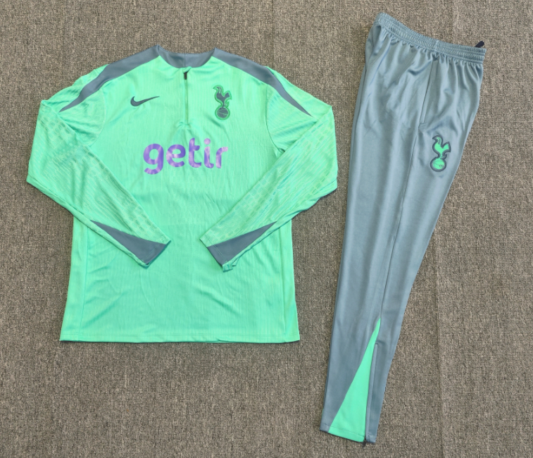 Suéter adulto Tottenham Hotspur 2024/25 com zíper e calça 14001