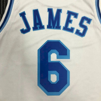 Camisa LeBron James Royal Retro Classics 2020-21 Swingman Player Version Masculina – Edição Clássica