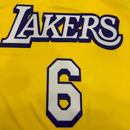 Camisa LeBron James Masculina Amarela Versão Jogador 2020-21 – Edição City