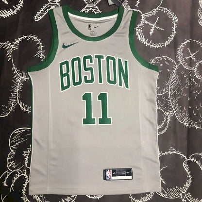 Camisa cinza masculina do time Kyrie Irving