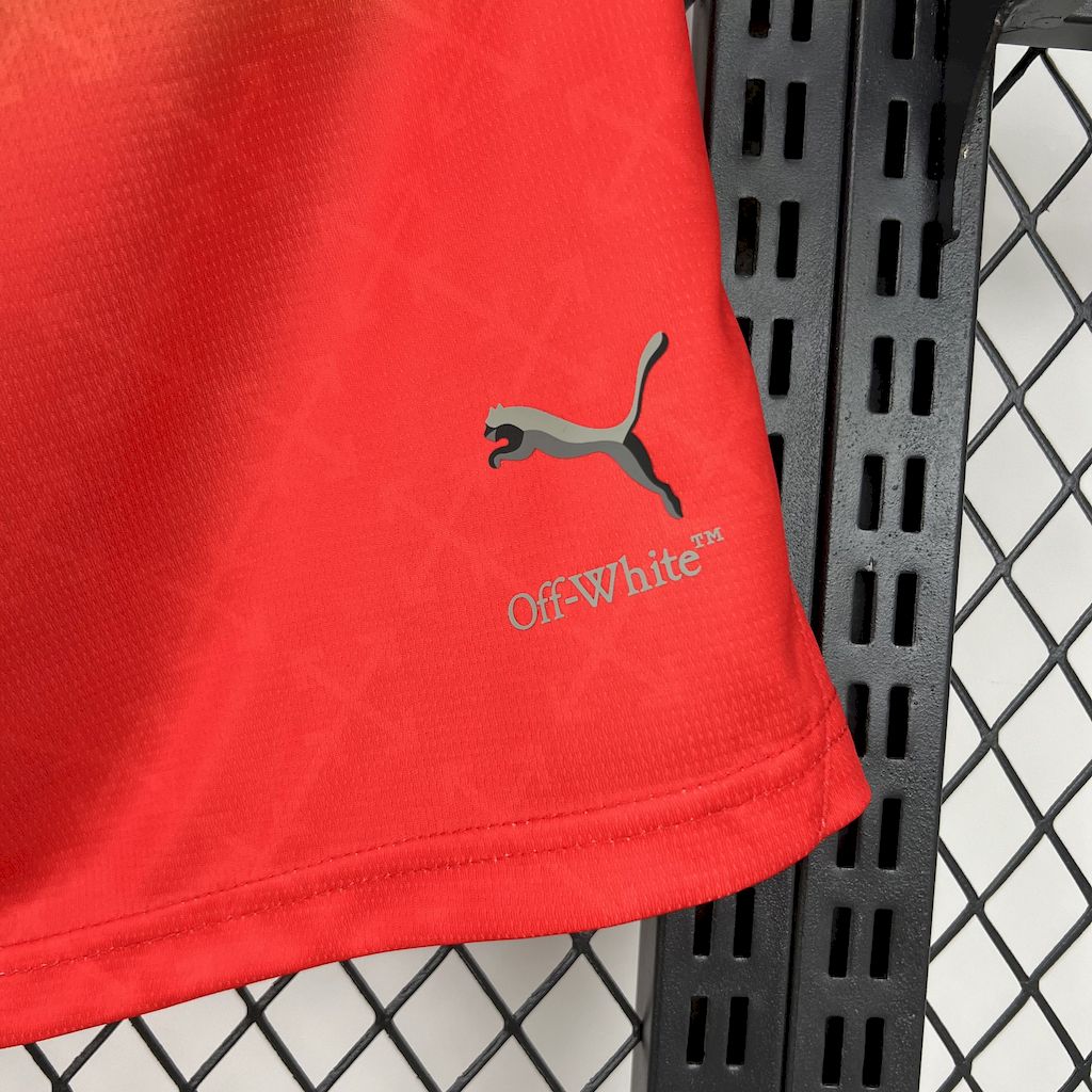 AC Milan 2025/26 Co-Branded Edition Red Green Shorts