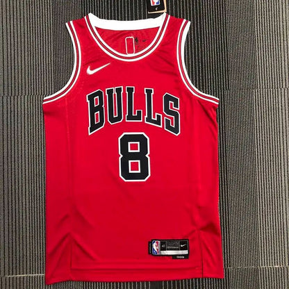 Camisa vermelha masculina Zach LaVine Team – Edição de 75º aniversário