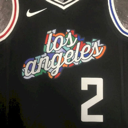 Camisa preta masculina Kawhi Leonard Team – Edição City