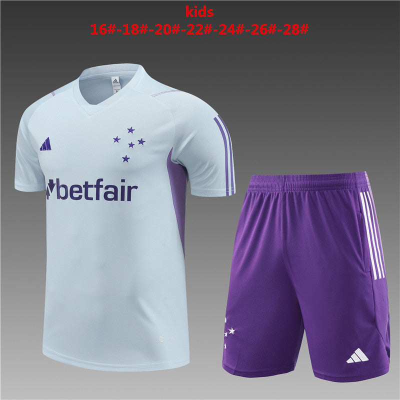 Camisa+Curto Infantil Cruzeiro 2023/24 Treinamento 14001