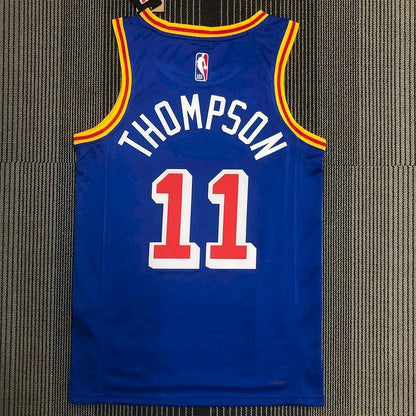 Camisa azul masculina Klay Thompson Team – Edição Clássica do 75º aniversário
